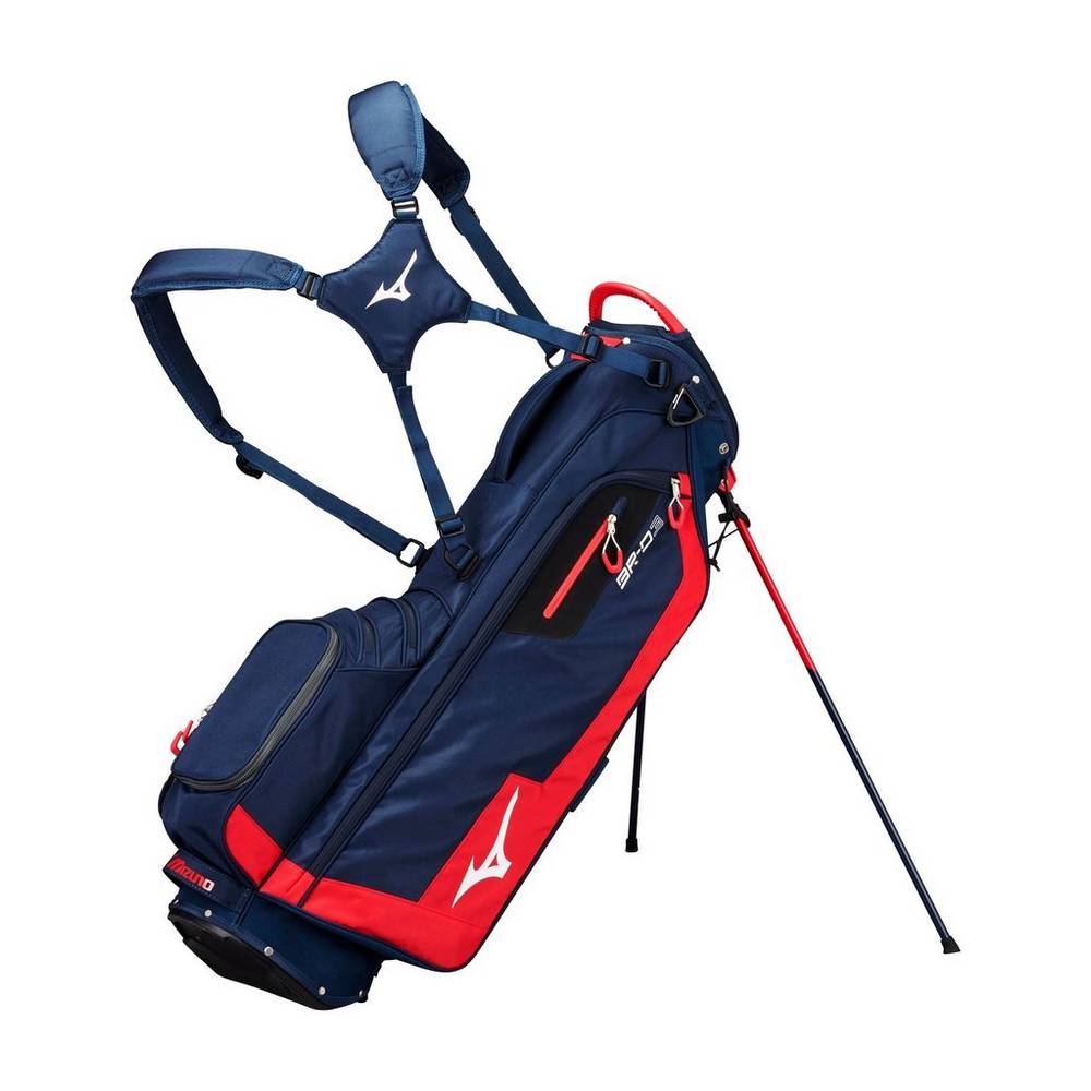 Bolsa Mizuno BR-D3 Stand Hombre Azul Marino/Rojas España LISO-18634